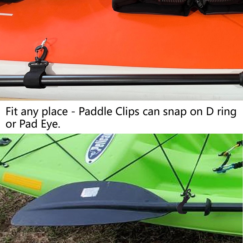 AUXPhome Universal Kayak Paddle Holder, Paddle Board Accessories, Inflatable Boat