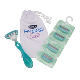 Schick Hydro Silk Sensitive Skin Razor for Women With 5 Moisturizing Razor Blade Refills