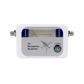 Bopfimer DVB-T Finder Digital Aerial Terrestrial TV Antenna Signal Strength Meter White