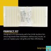Filter Tekquest / Rush Hampton CA-90 Exhaust Fan Louver with