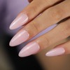 OIFEN Pink Press On Nails Medium, 30pcs Almond Fake Nails