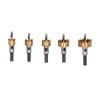 5pcs High Speed Steel Hole Drill Opener High Speed Steel