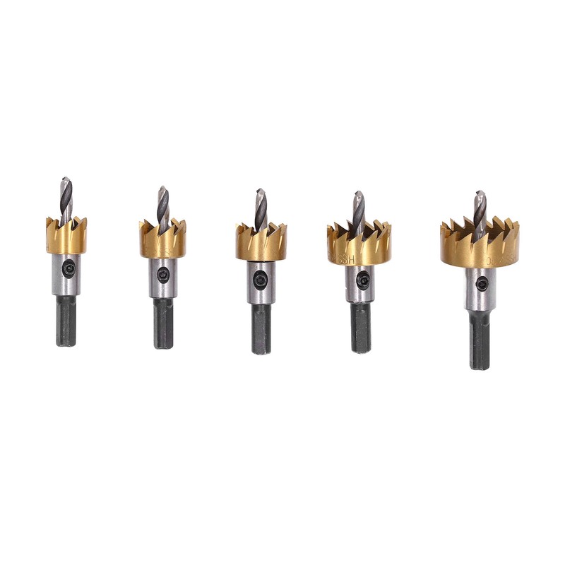 5pcs High Speed Steel Hole Drill Opener High Speed Steel