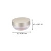 BIUDECO 2pcs Elastic Mesh Powder Box Translucent Setting Powder Container