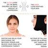 Post Surgery Neck and Chin Compression Garment Wrap Bandage for