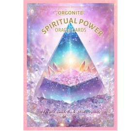 Orgonite Spiritual Power Oracle Card with Mini Orgonite with Natural Stone | Nana.O | 44 Cards [Genuine]
