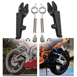 TCMT Front FootPegs Footrest Fit For Honda CBR1000RR 04-24 CBR600RR 03-24 CB1000R 2008-2025 Sand Black 50665-MFJ-305/50665-MFJ-D00/50660-MEL-305/50660-MEL-000