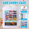 Darice Double Sided Toy Cars Case - Portable Organizer for