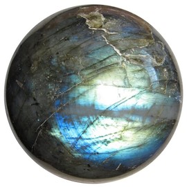 Labradorite Sphere Rainbow Lightning Zeus Crystal Ball 2.75-3.0 inch