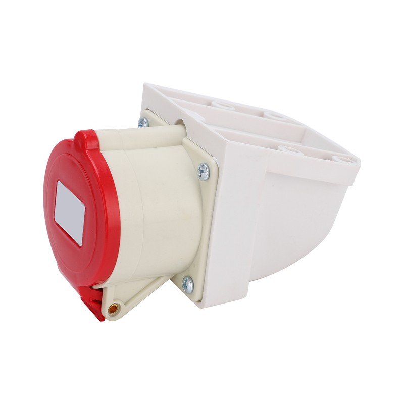 2pcs 4Pin Industrial Socket 32A 3 Phase IP67 Waterproof Insulated