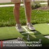 Rukket Tri-Turf Golf Hitting Mat Attack | Portable Driving, Chipping,