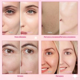 4PCS Bio Mascarilla Colageno, Antifaz de Gel para Cara, Mascarilla de colágeno Fan, Hydrogel Mask Sheet, Pore Tightening, Hydrating, Reutilizable, Mej