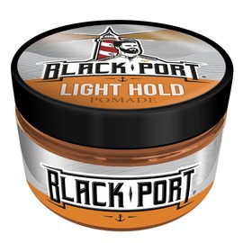 BlackPort - Pomada para Peinado de Cabello y Barba con Fijación Ligera Base Agua 113g (4oz) Light Hold
