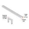 Truper GRANEU-3/8-6, Caja con 5000 grapas corona 3/8" calibre 22