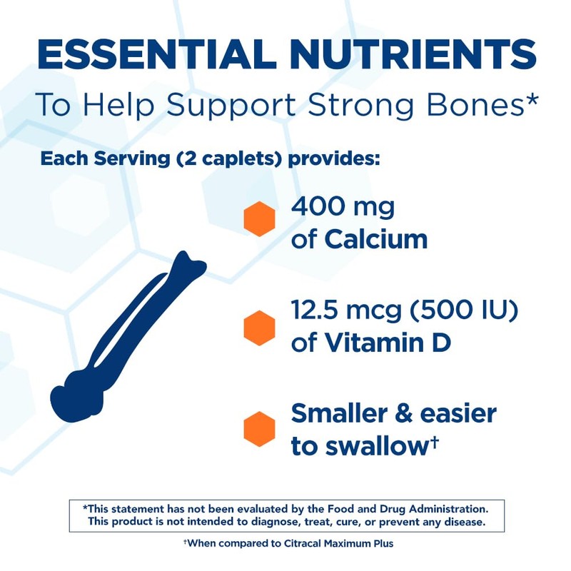 Citracal Petites- Calcium Citrate with Vitamin D3, Bone Health Support,