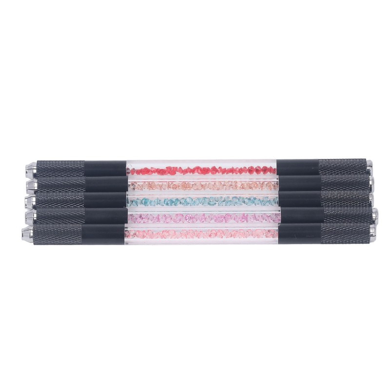 5pcs Microblading Hand Tools Professional Dual Head Manual Tattoo Pen