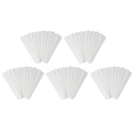 ZGWANSUI 50 Pieces Hat Sweat Liner, Golf Hat Liner Cap Absorbent Sweat Pad Disposable for Baseball, Adhesive Sweat Band for Hats, Cap Sweat Guard Liner Protection Sticker Tape for Women Men, White