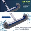 PooLiFE 17.5 inch pool brush with round ends for wall