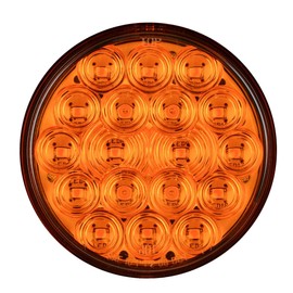 GG Grand General 76445 4 Inches Fleet Amber/Amber 18 LED with 3 Pin Sealed Light