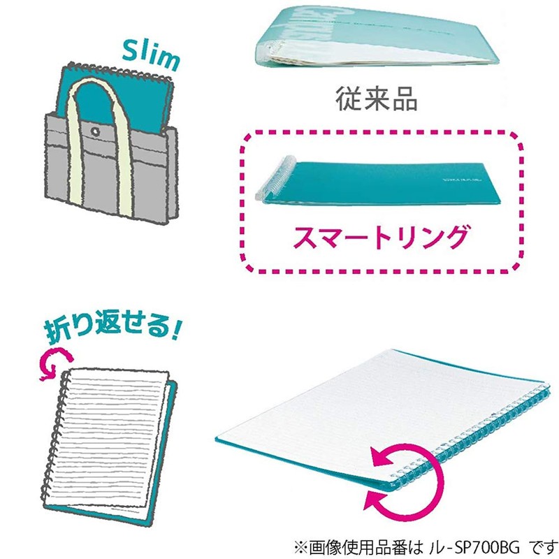 Kokuyo Campus Binder Smart Ring, Vivid Color, 4 Colors, Loose