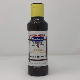 Bandanas St. Louis Sweet and Smoky Bar-B-Q Sauce (18oz)