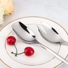 HUATEEN Stainless Steel Salad Servers Set,2 PCS Salad Spoon and