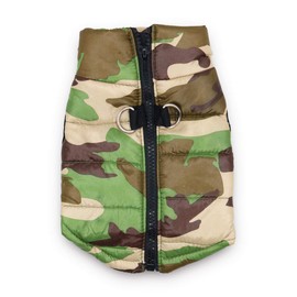 DroolingDog Dog Camo Jacket Warm Dog Clothes Camouflage Winter Pet Coats for Small Dogs, XL