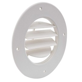 RecPro RV Air Louver Ceiling Vent 6.5" | Fully Adjustable | for 4-5/8" Ducting (2-Pack)