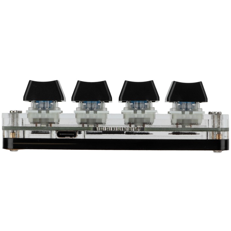 Mini 4 Key Gaming Keyboard Mechanical Keypad Type C to