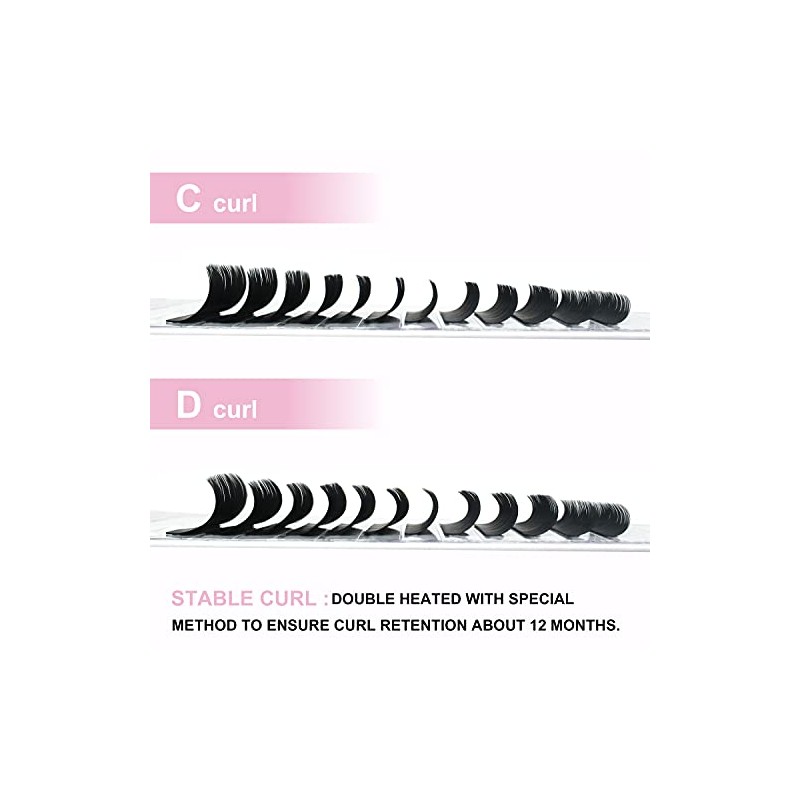 Eyelash Extensions Individual Lash Extensions 0.03/0.05/0.07 Volume Lash Extensions 0.03-0.20