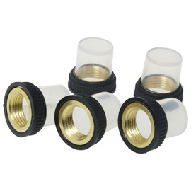 Waterproof Button Cover Cap FMHXG 5PCS Circuit Breaker Waterproof Dust Cover Flat Head Cap with Yellow Card for KUOYUH 98 88 Series