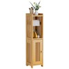 AmazerBath Toilet Paper Holder Cabinet, Bamboo Toilet Paper Holder Stand