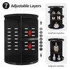 seinlife 360 Rotating Makeup Organizer,DIY Adjustable Spinning Holder,Foldable Cosmetic Storage