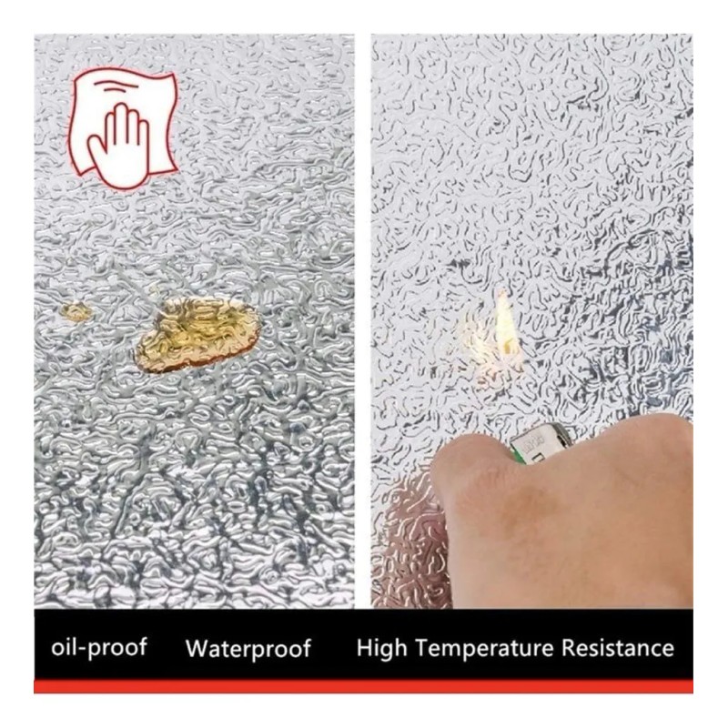 Papel De Cocina Autoadhesivo A Prueba De Aceite De 12