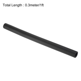 sourcing map Foam Tubing for Handle Grip Support,13mm(1/2") ID 23mm(0.91") OD 0.3 Meter/1ft Length Black