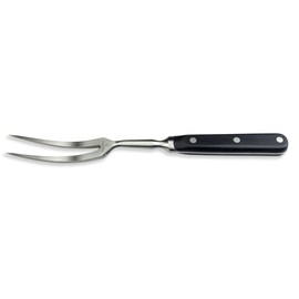 Mundial 5100 Series 4-Inch Cook's Fork with Curved Tines, Black