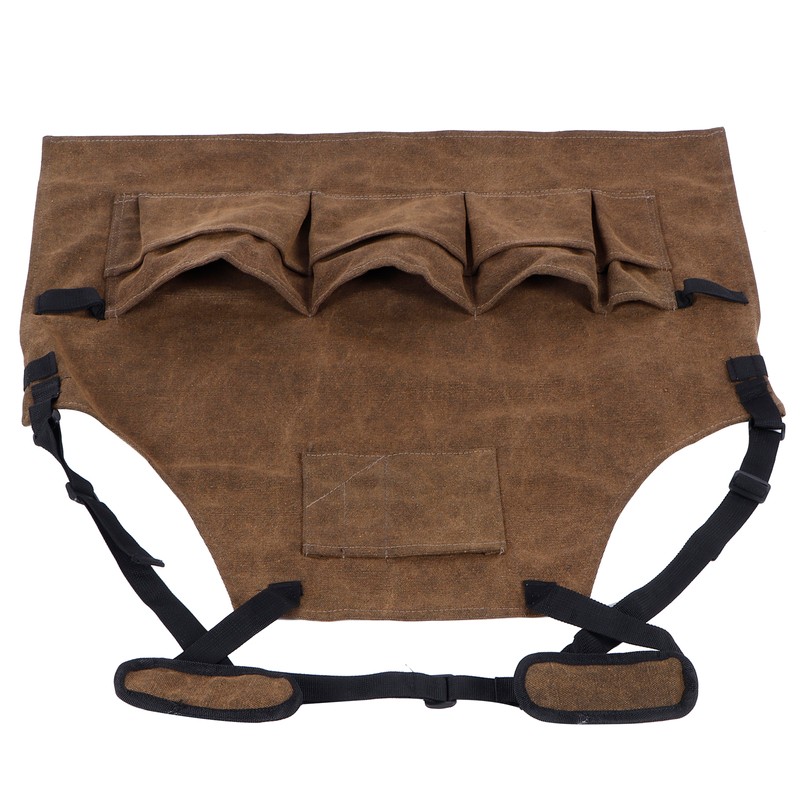 Garden MultiPocket Apron Canvas Electrician Maintenance Apron Hardware Fitting Tool