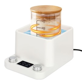 Sourdough Starter Warmer-Constant Temperature Water Bath Sourdough Warmer-1°F Precise Thermostat (70-104°F)-198H Memory Timer Smart Yeast Feeding Heater-Fits Jars Up to 40oz