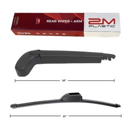 2M PLASTIC Rear Wiper Arm Blade Factory OEM Style Replacement For JAGUAR F-Pace 2017-2018