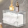 1 x Elegant Multifunctional Glacier Pattern Wall Mounted Tissue Box