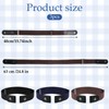 JIYIN 3 PCS No Buckle Stretch Belts for Toddler, 3