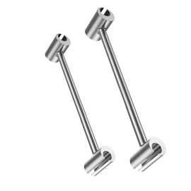 Hinge Gap Adjustment Wrench – Precision Tool for Easy Door Alignment, Adjustable Gap Fixing Spanner for Cabinet, Furniture, and Door Hinges, Durable Steel Construction (Small+Large)