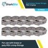 SharkBite 1/2 Inch Clamp Ring, Pack of 10, Stainless Steel