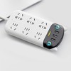Power Strip Multifunctional USB Port ABS Flame Retardant Socket Strip