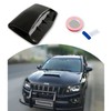 Tiousmoky Hood Scoop Car Hood Vent Universal Air Intake Grille