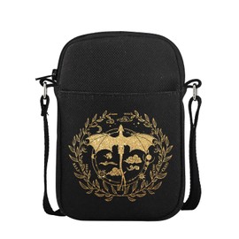 AKTAP Fourth Wing Merch Gifts Basigath War College Mini Crossbody Bag Dragon Rider Gifts Fantasy Bookish Cell Phone Bag (CB, Fourth Wing Mini CB-HT)