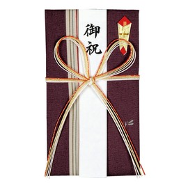 Yamamoto Hitoto Shoten Gold Seal Lucky Cloth, Bowknot Banded, 992-2, Made in Japan, Japanese Pattern, Inbound Souvenir