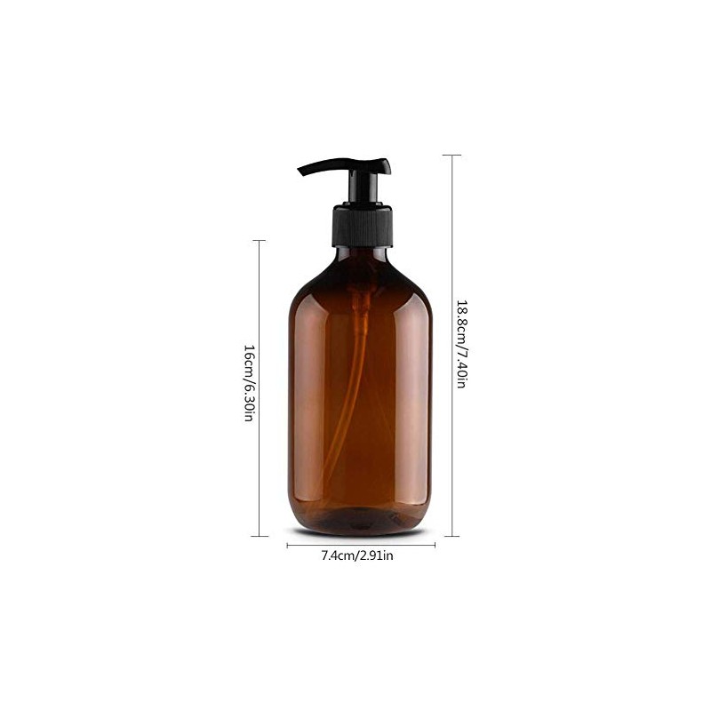 Botellas dispensadoras de jabón Recargables de 500 ml, para dispensar