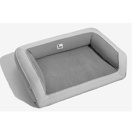Funny Fuzzy NEW Funny Fuzzy Ultimate Lounger Full Support Orthopedic Dog Sofa Bed Gray Large