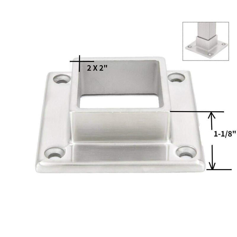 Stainless Steel 316 Grade 4″ x 4″ Base Flange Cover